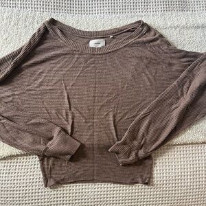 Joah brown women’s pullover top one size